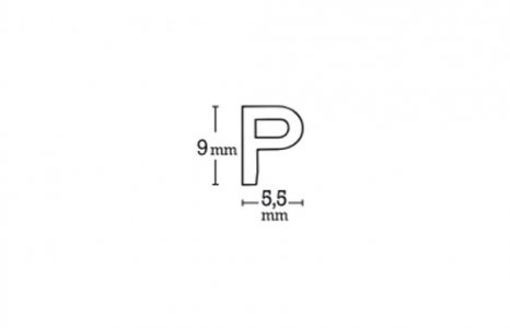 “P” Ablak tömítő profil